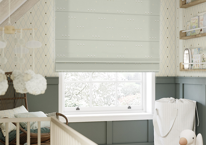 Puddle Down, Mummy Duck Egg - Roman Blind - Image 5